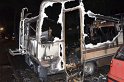 Auto 1 Wohnmobil ausgebrannt Koeln Gremberg Kannebaeckerstr P5454